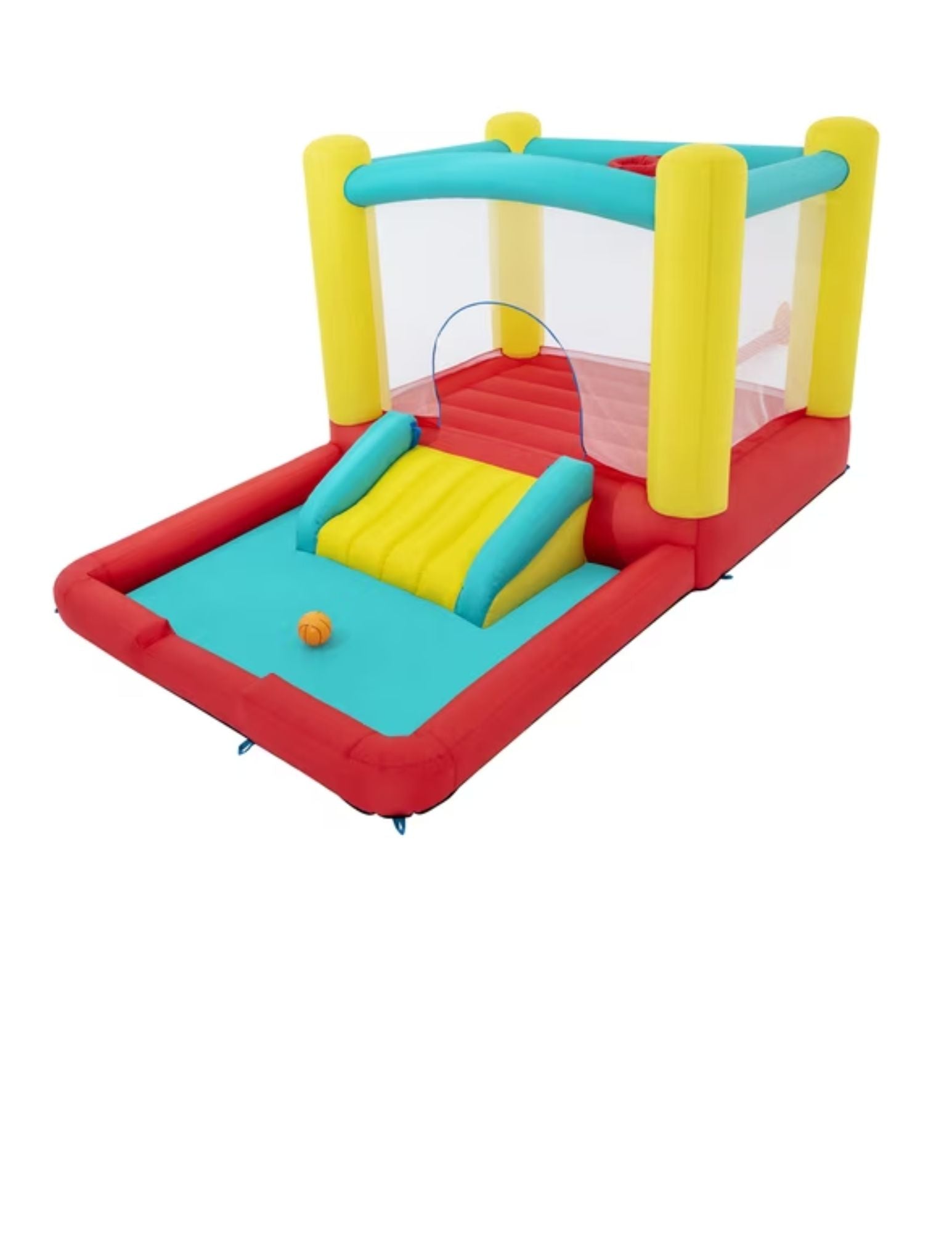 Carnival bounce house with splash zone